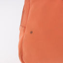FENDI Tote Bag Cotton jersey Orange Silver Auth 188926-3