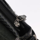 Salvatore Ferragamo Gancini Shoulder Bag Leather Black Silver Auth 188927A-10