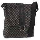 Salvatore Ferragamo Gancini Shoulder Bag Leather Black Silver Auth 188927A-1