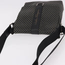 Salvatore Ferragamo Gancini Shoulder Bag Leather Black Silver Auth 188927A-6