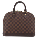LOUIS VUITTON Damier Ebene Alma PM Hand Bag N53151 LV Auth 188930SAM-2