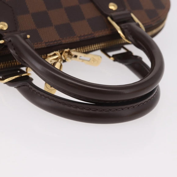 LOUIS VUITTON Damier Ebene Alma PM Hand Bag N53151 LV Auth 188930SAM