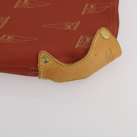 LOUIS VUITTON LV Cup Garment Cover Red LV Auth 188934