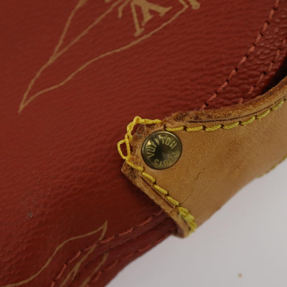 LOUIS VUITTON LV Cup Garment Cover Red LV Auth 188934
