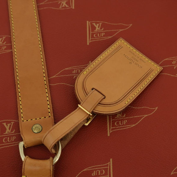 LOUIS VUITTON LV Cup Garment Cover Red LV Auth 188934