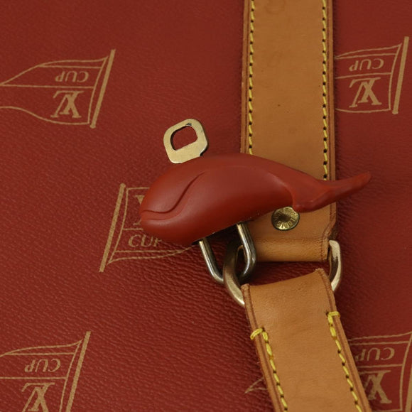 LOUIS VUITTON LV Cup Garment Cover Red LV Auth 188934