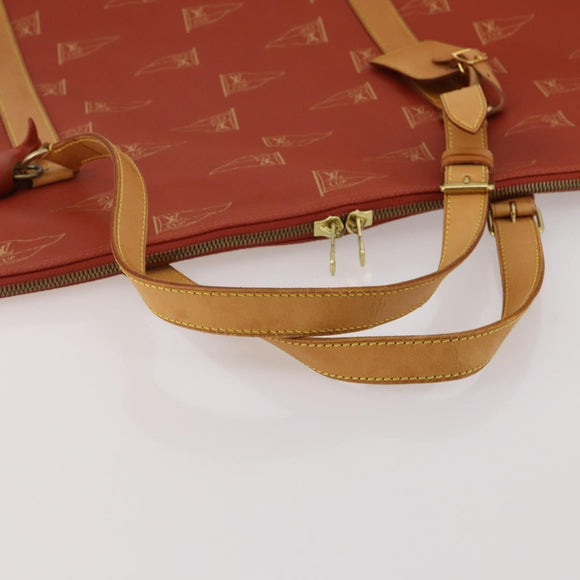 LOUIS VUITTON LV Cup Garment Cover Red LV Auth 188934