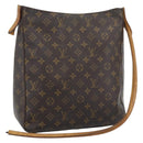 LOUIS VUITTON Monogram Looping GM Shoulder Bag M51145 LV Auth 188936-1