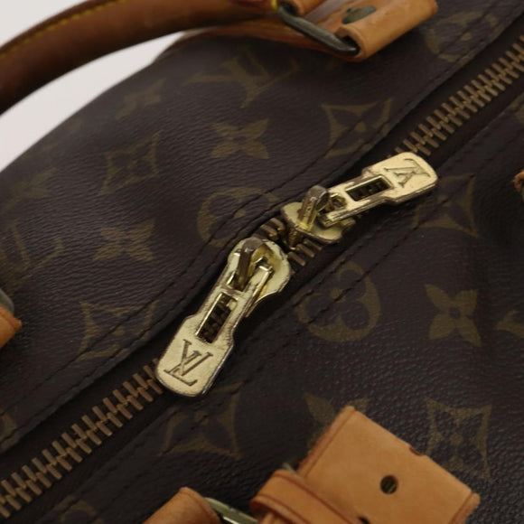 LOUIS VUITTON Monogram Keepall 50 Boston Bag M41426 LV Auth 188940