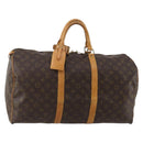 LOUIS VUITTON Monogram Keepall 50 Boston Bag M41426 LV Auth 188940-1