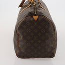 LOUIS VUITTON Monogram Keepall 50 Boston Bag M41426 LV Auth 188940-3