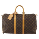 LOUIS VUITTON Monogram Keepall 45 Boston Bag M41428 LV Auth 188941-13