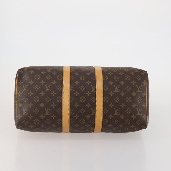 LOUIS VUITTON Monogram Keepall 45 Boston Bag M41428 LV Auth 188941