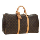 LOUIS VUITTON Monogram Keepall 50 reistas M41426 LV Auth 188942SAV-1