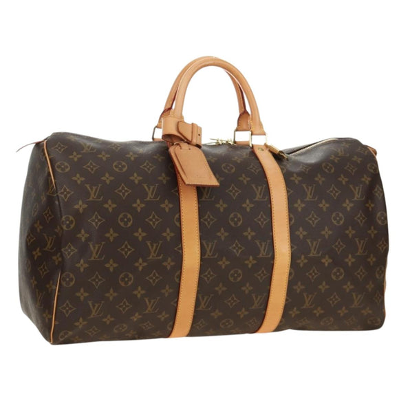 LOUIS VUITTON Monogram Keepall 50 reistas M41426 LV Auth 188942SAV