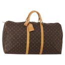 LOUIS VUITTON Monogram Keepall 60 Boston Bag M41422 LV Auth 188943V-1