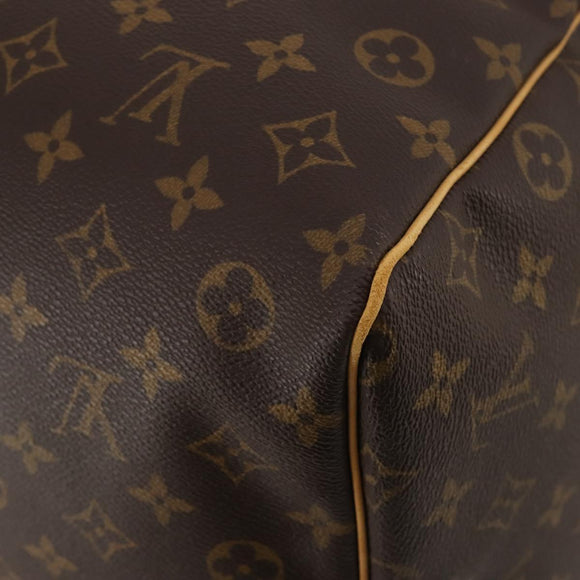 LOUIS VUITTON Monogram Keepall 60 Boston Bag M41422 LV Auth 188943V