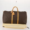 LOUIS VUITTON Monogram Keepall 60 Boston Bag M41422 LV Auth 188943V-12