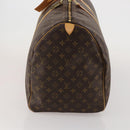 LOUIS VUITTON Monogram Keepall 60 Boston Bag M41422 LV Auth 188943V-3