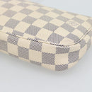 LOUIS VUITTON Damier Azur Pochette Accessoires Pouch N51986 LV Auth 188944-17