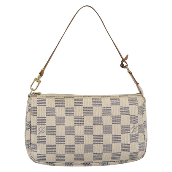 LOUIS VUITTON Damier Azur Pochette Accessoires Pouch N51986 LV Auth 188944