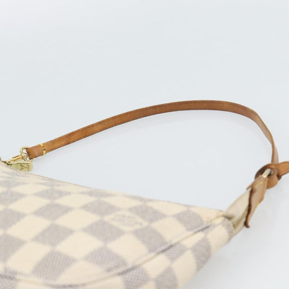 LOUIS VUITTON Damier Azur Pochette Accessoires Pouch N51986 LV Auth 188944
