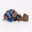 LOUIS VUITTON Bear Bag Charm Leather Brown M03206 LV Auth 188945SM-15