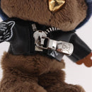 LOUIS VUITTON Bear Bag Charm Leather Brown M03206 LV Auth 188945SM-3