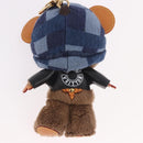 LOUIS VUITTON Bear Bag Charm Leather Brown M03206 LV Auth 188945SM-6