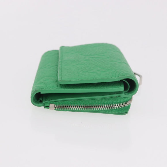LOUIS VUITTON Empreinte Portefeuille Pilot Wallet Green M25848 LV Auth 188949M