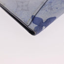 LOUIS VUITTON Monogram watercolor Organizer De Poch Blue M80455 LV Auth 188950M-16