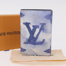 LOUIS VUITTON Monogram watercolor Organizer De Poch Blue M80455 LV Auth 188950M-12