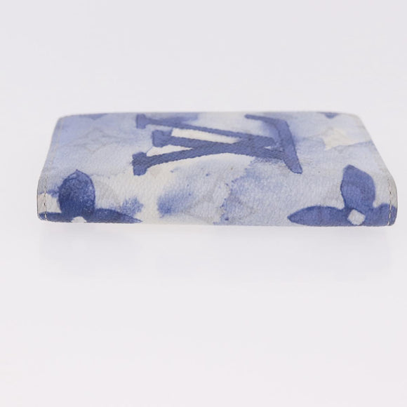 LOUIS VUITTON Monogram watercolor Organizer De Poch Blue M80455 LV Auth 188950M
