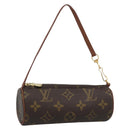 LOUIS VUITTON Monogram Papillon Pouch LV Auth 188951-1