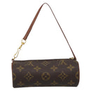 LOUIS VUITTON Monogram Papillon Pouch LV Auth 188951-2