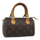 LOUIS VUITTON Monogram Mini Speedy Hand Bag M41534 LV Auth 188952-1
