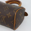 LOUIS VUITTON Monogram Mini Speedy Hand Bag M41534 LV Auth 188952-12
