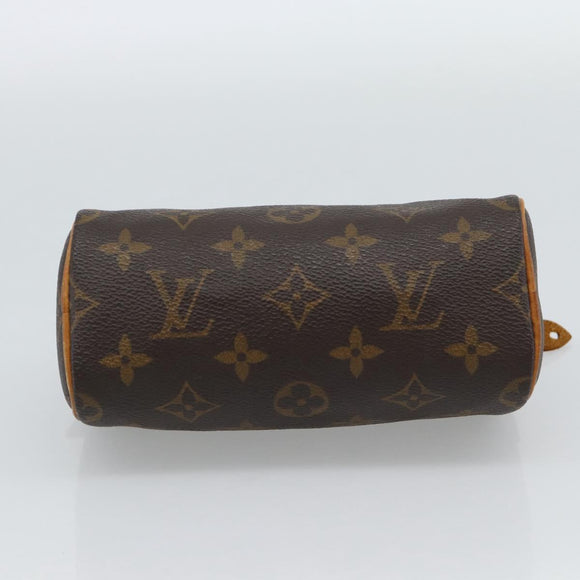 LOUIS VUITTON Monogram Mini Speedy Hand Bag M41534 LV Auth 188952