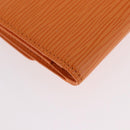 LOUIS VUITTON Epi Ludlow Coin Purse Orange Mandarin M6330H LV Auth 188953V-15