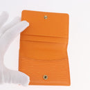 LOUIS VUITTON Epi Ludlow Coin Purse Orange Mandarin M6330H LV Auth 188953V-8