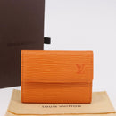LOUIS VUITTON Epi Ludlow Coin Purse Orange Mandarin M6330H LV Auth 188953V-12