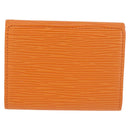 LOUIS VUITTON Epi Ludlow Coin Purse Orange Mandarin M6330H LV Auth 188953V-2