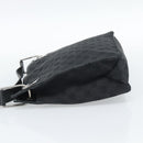 GUCCI GG Canvas Shoulder Bag Black Silver 120841 Auth 188960A-4