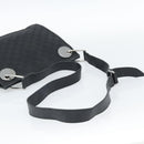 GUCCI GG Canvas Shoulder Bag Black Silver 120841 Auth 188960A-7