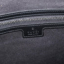GUCCI GG Supreme Sherry Line Shoulder Bag PVC Black Silver 792081 Auth 188961-15