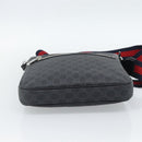 GUCCI GG Supreme Sherry Line Shoulder Bag PVC Black Silver 792081 Auth 188961-9