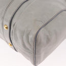 Miu Miu Hand Bag Leather 2way Light Blue Gold Auth 188963M-15
