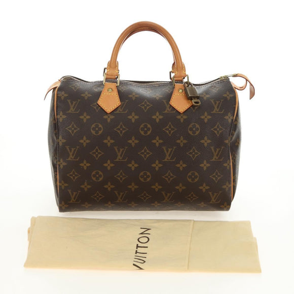 LOUIS VUITTON Monogram Speedy 30 Hand Bag M41526 LV Auth 188966V