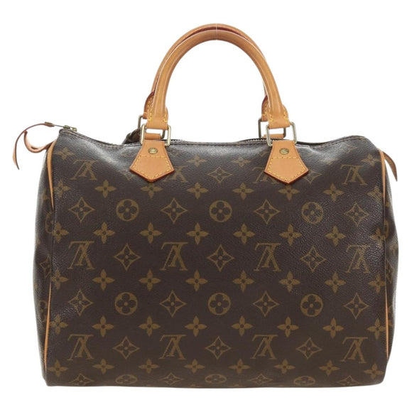 LOUIS VUITTON Monogram Speedy 30 Hand Bag M41526 LV Auth 188966V
