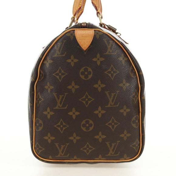 LOUIS VUITTON Monogram Speedy 30 Hand Bag M41526 LV Auth 188966V